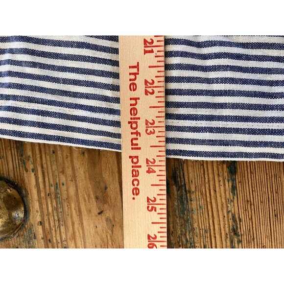 J.Crew Womens Navy & White Striped A-Line Skirt Size M Elastic Waist Cotton - Picture 6 of 7